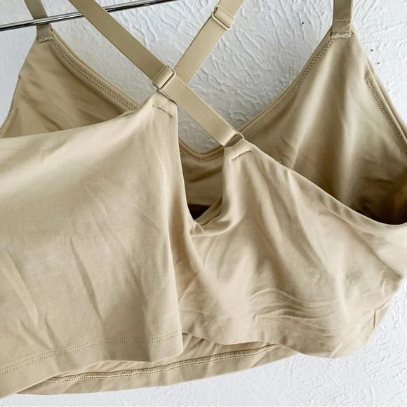 Offline Aerie Real Me Recharge Least Support Longline Tan Bra Sz XXL - Picture 3 of 6